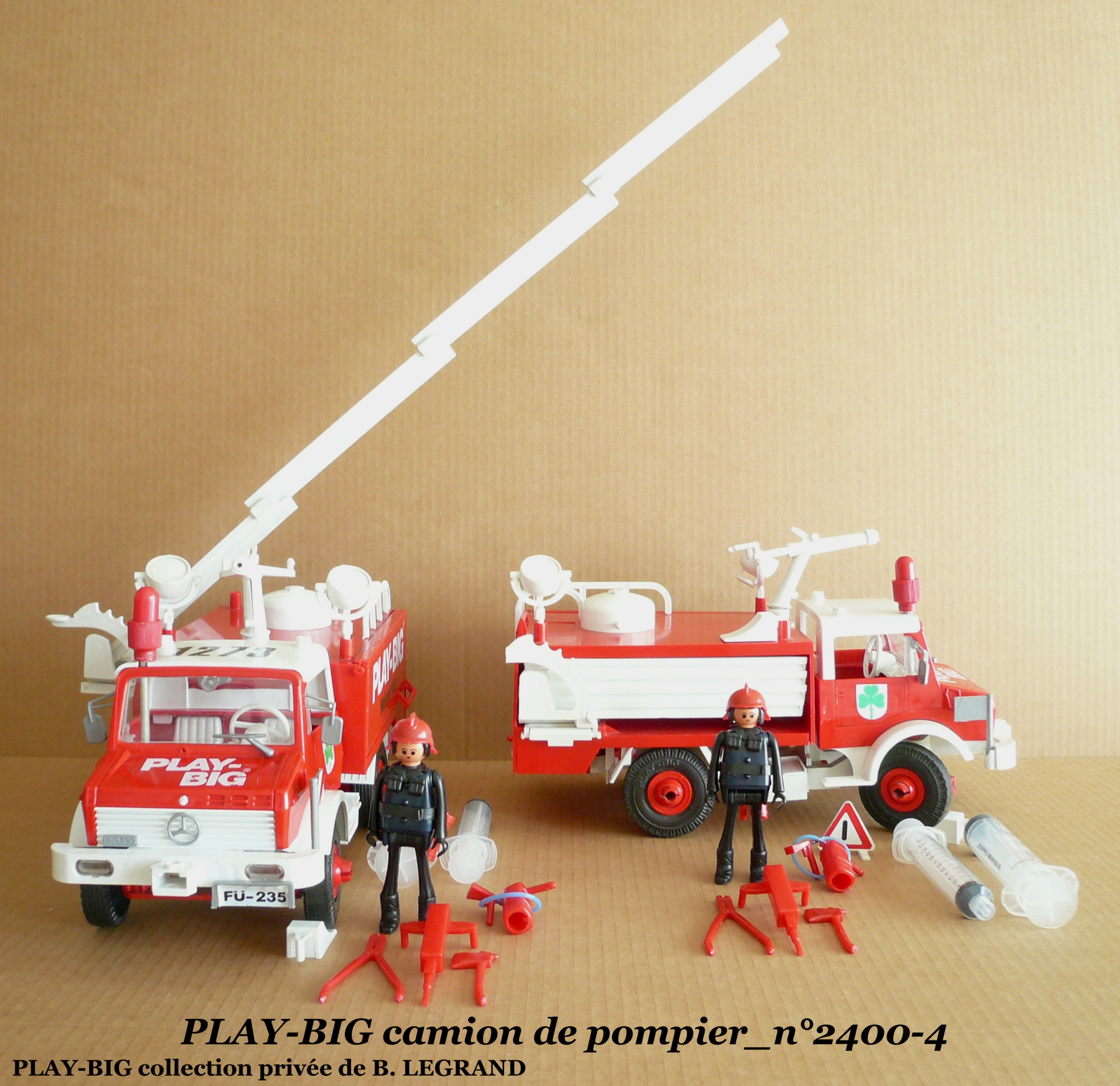 Les pompiers les camions de pompier