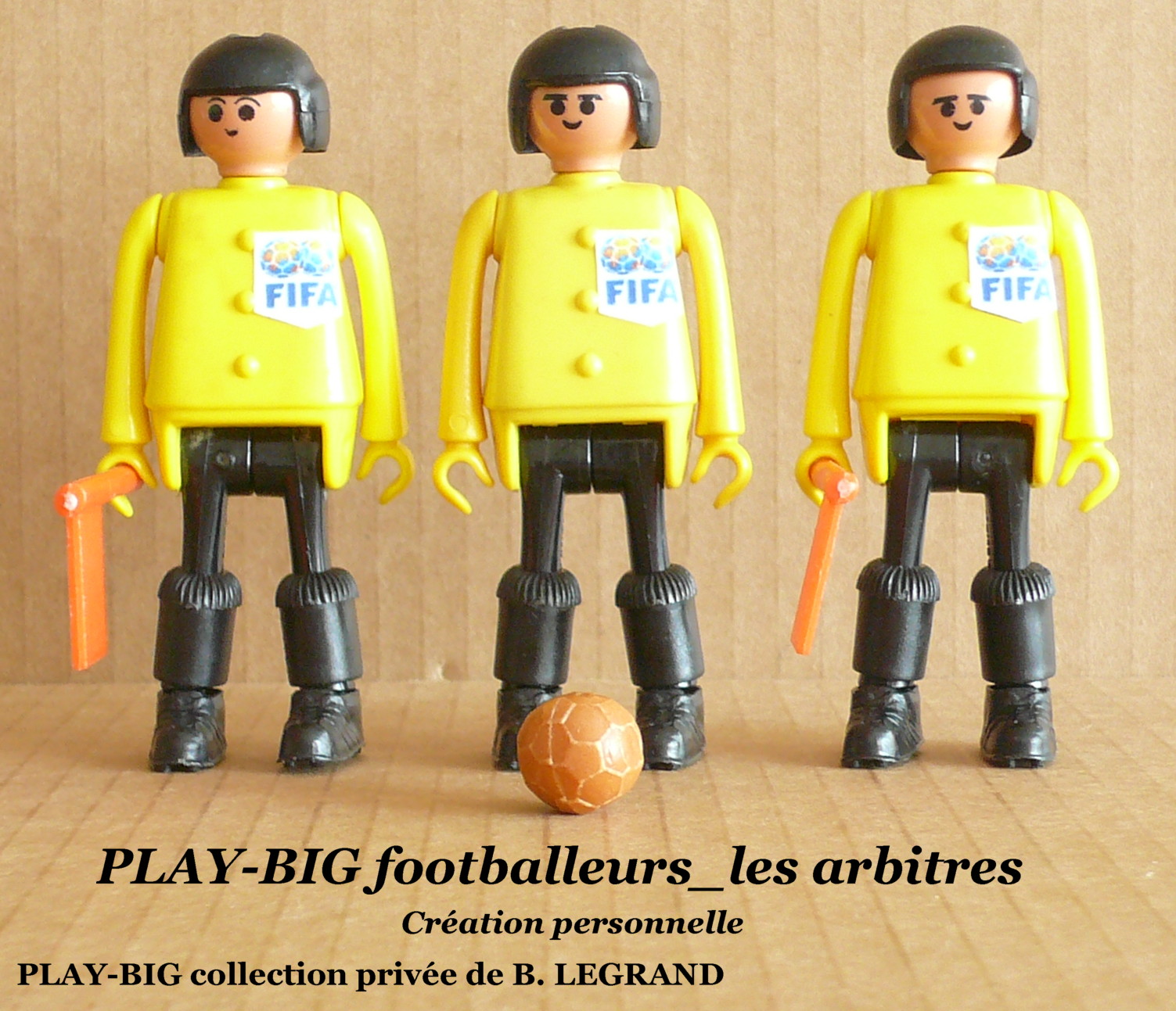 Les footballeurs les arbitres cp 