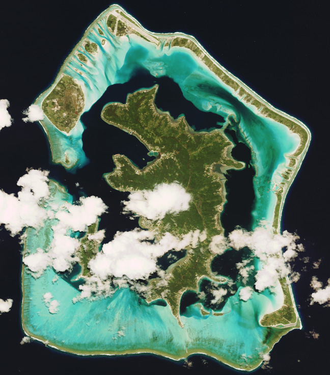 Bora bora quickbird 27 janv 2002