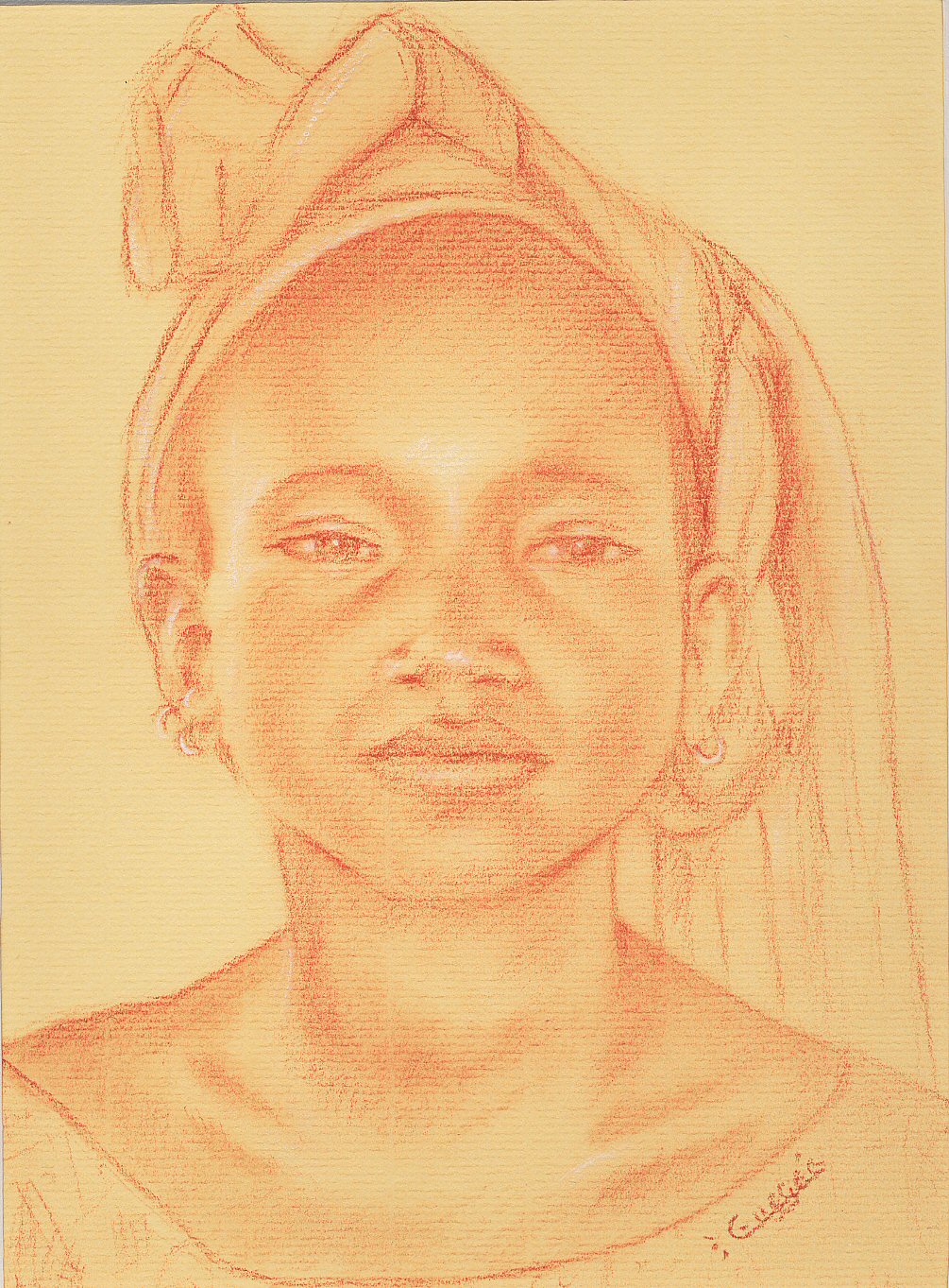 Portr petite fille africaine