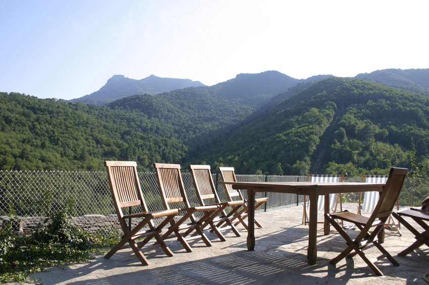 Terrasse avec vue