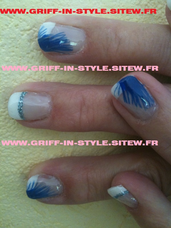 Photo plume bleue