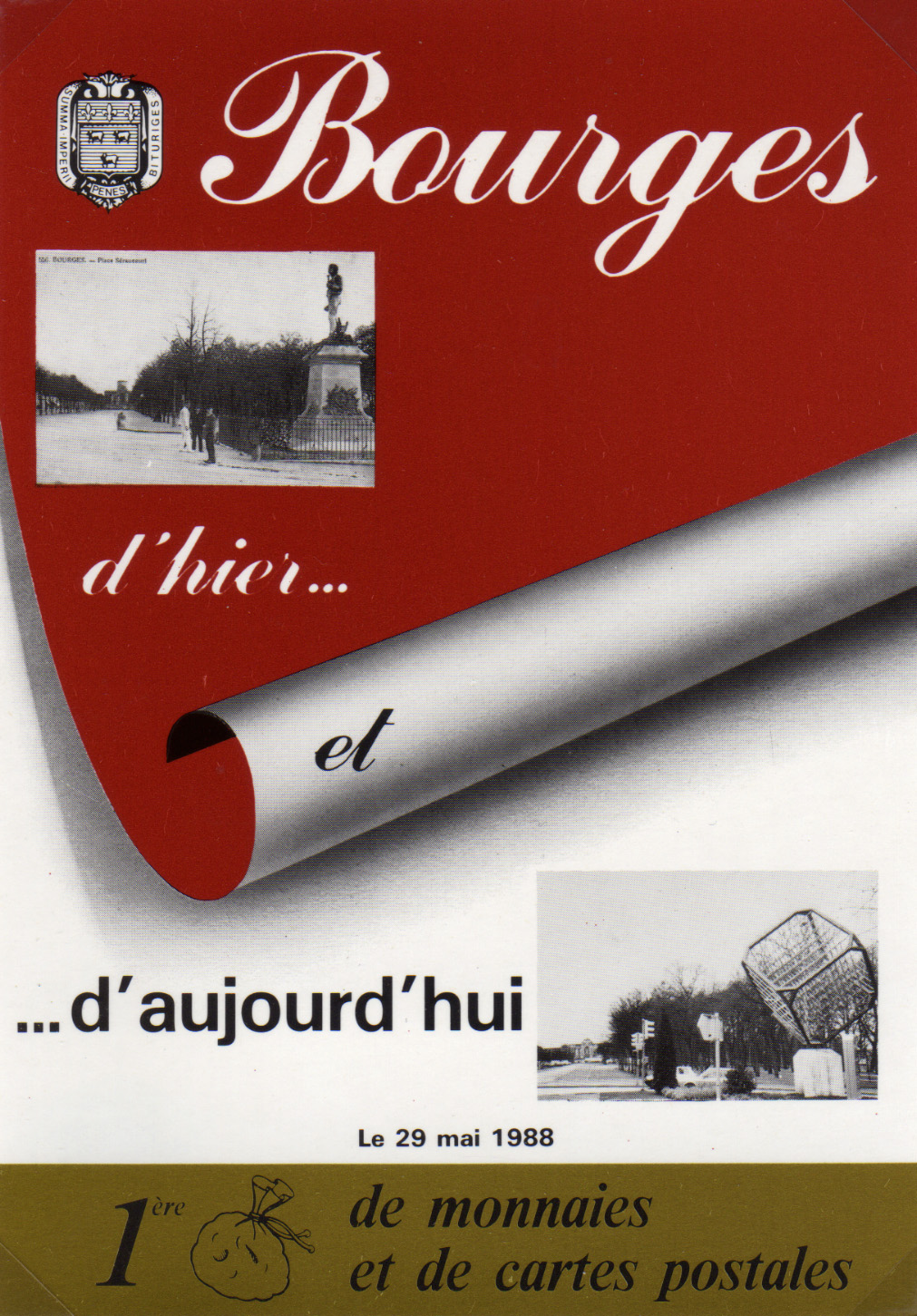 1ere bourse 29 mai 1988 Bourges d hier et d aujourd hui