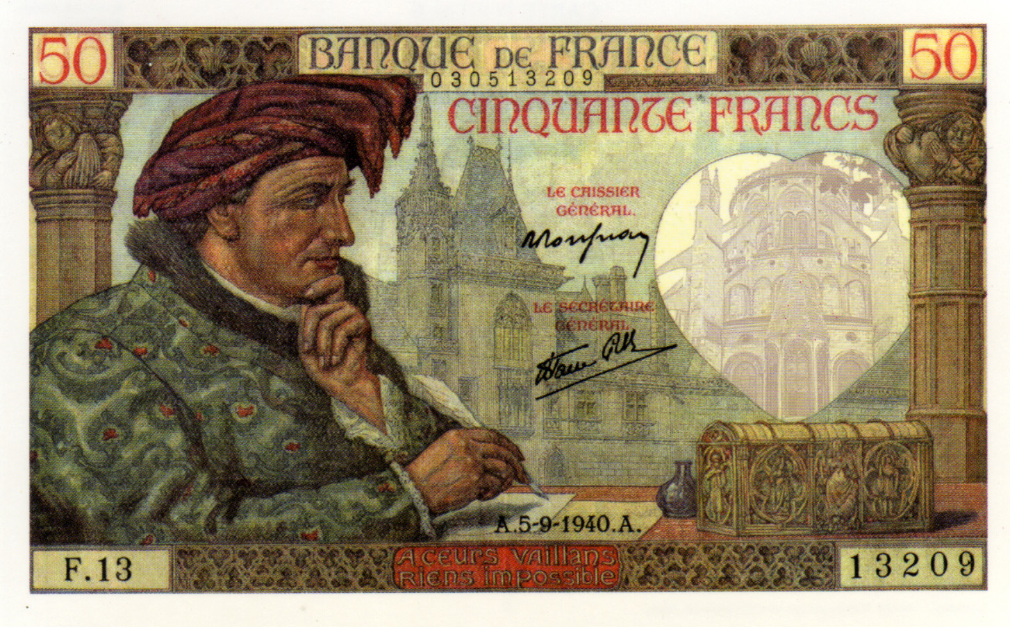 13eme bourse 07 mai 2000 Annee Jacques Coeur