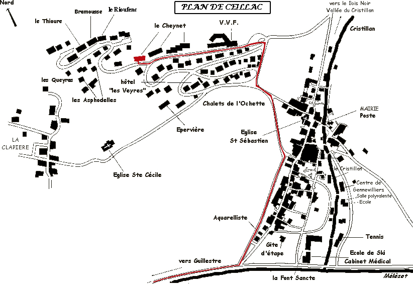 Plan de ceillac