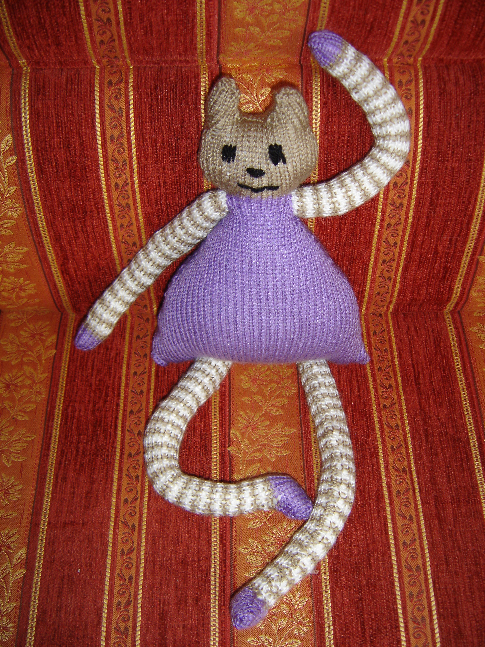 chat ficelle doudou naissance 15 euros