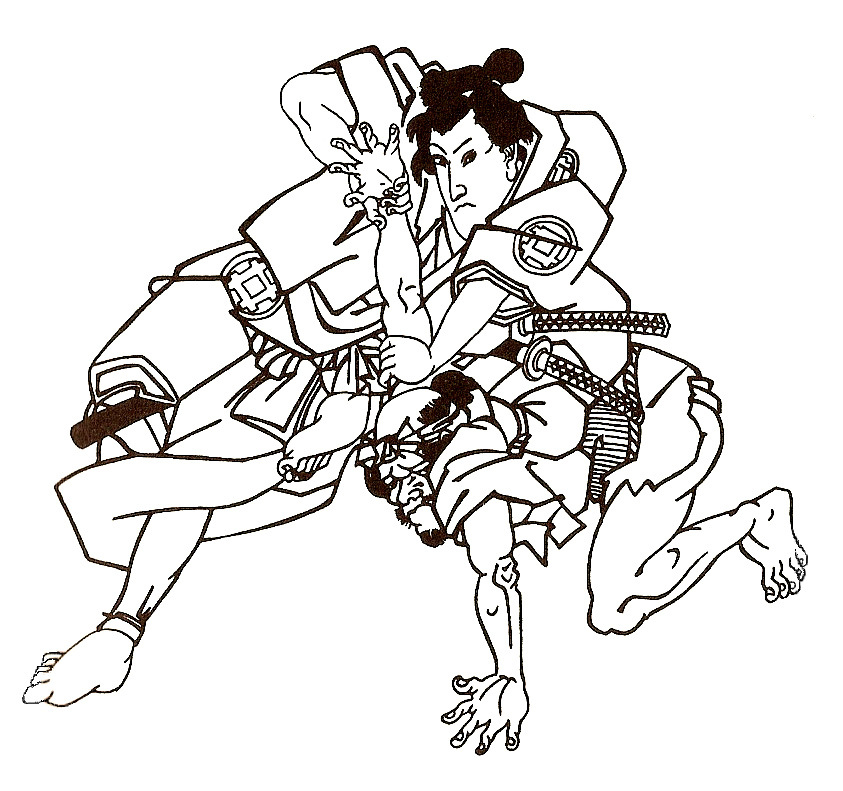 Estampe jujitsu