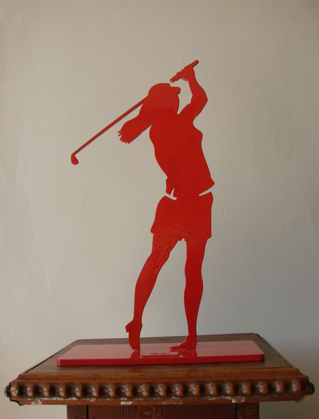 Golfeuse au back swing