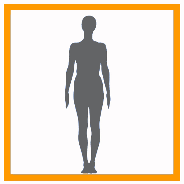 Tadasana orange