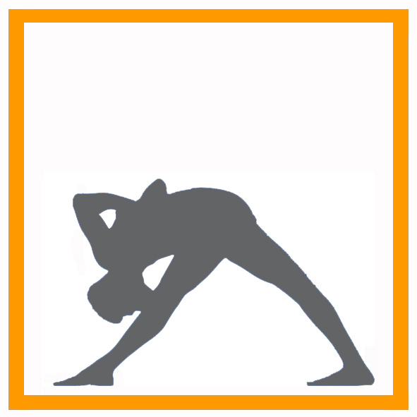 Parsvottanasana orange