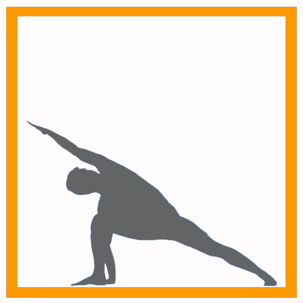 Utthita Parsvakonasana orange