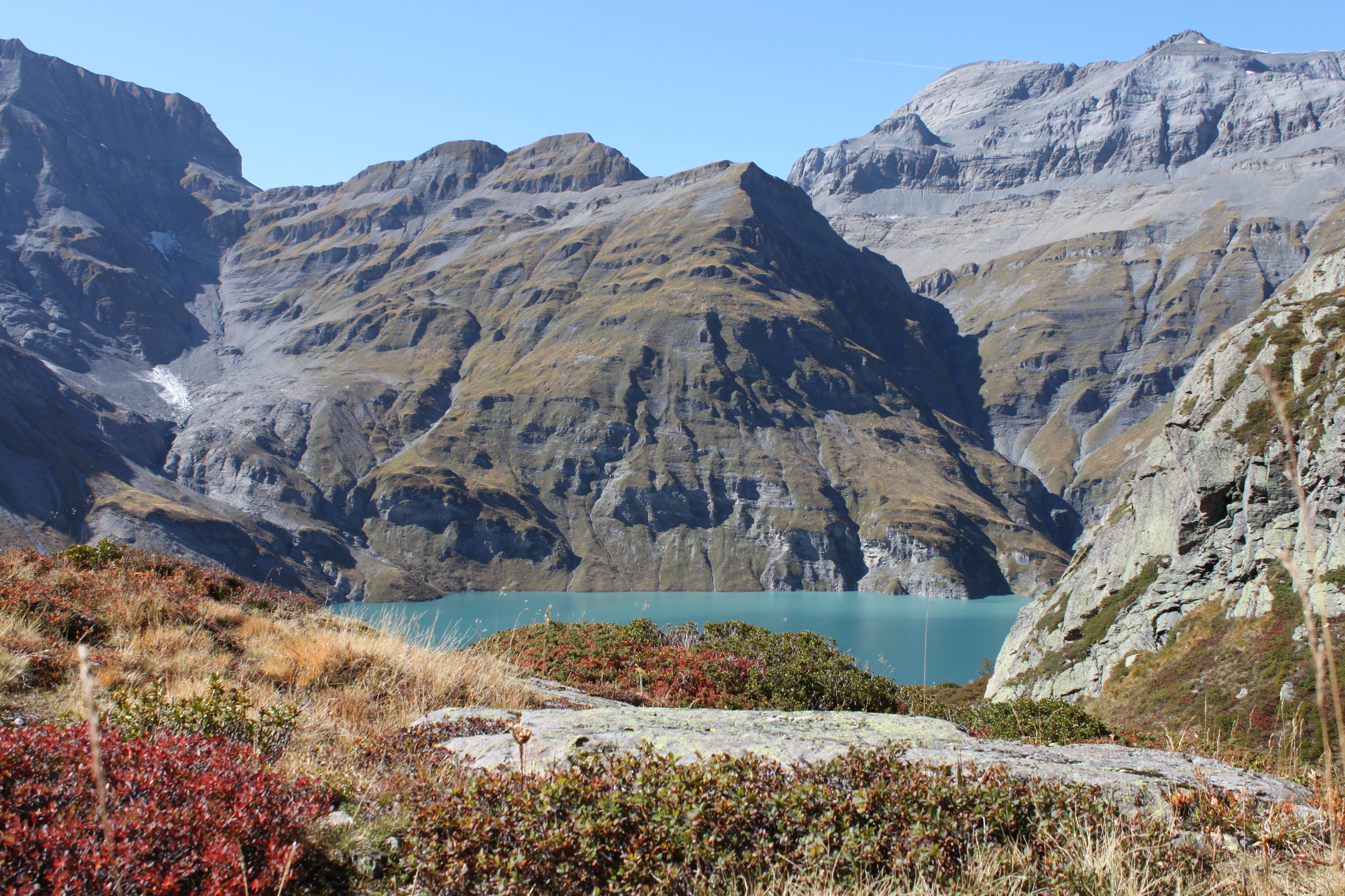 Paysage idyllique photographié depuis la montée au col de Bel Oiseau