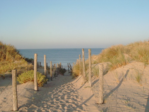 Chemin sable