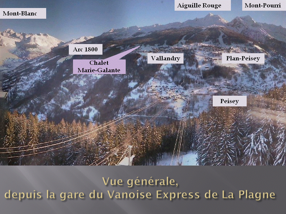 Vue generale Vallandry