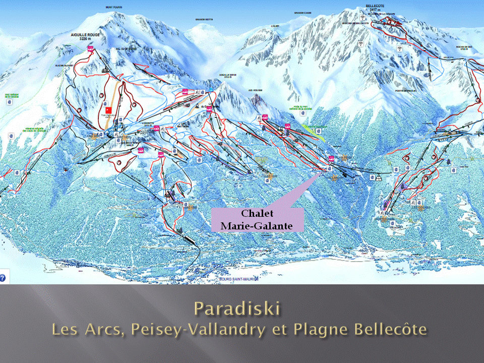 Plan pistes