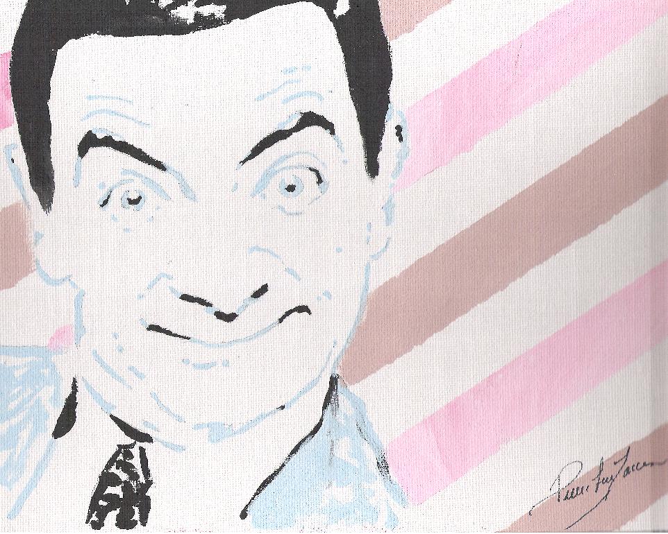 Pop art Mr. Bean, vendu 