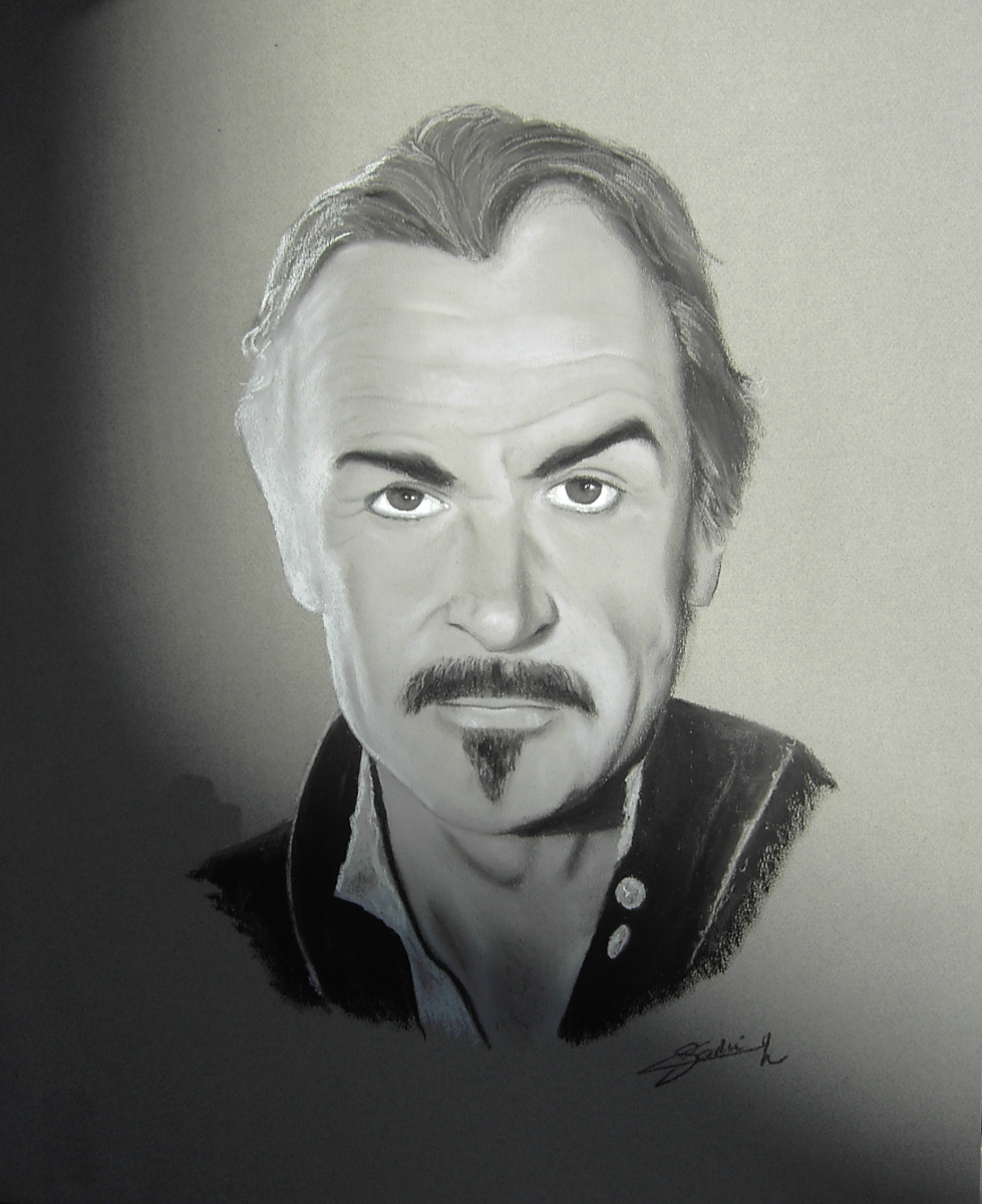 Sean Connery par Christine Gadré www.atelierceramique.sitew.com