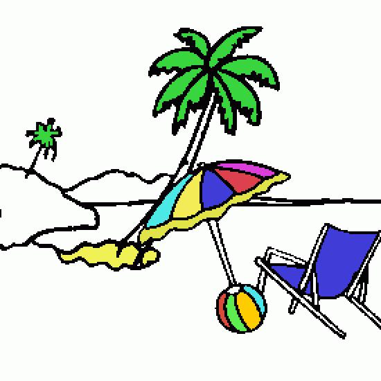 Plage vacances soleil mer palmier 1