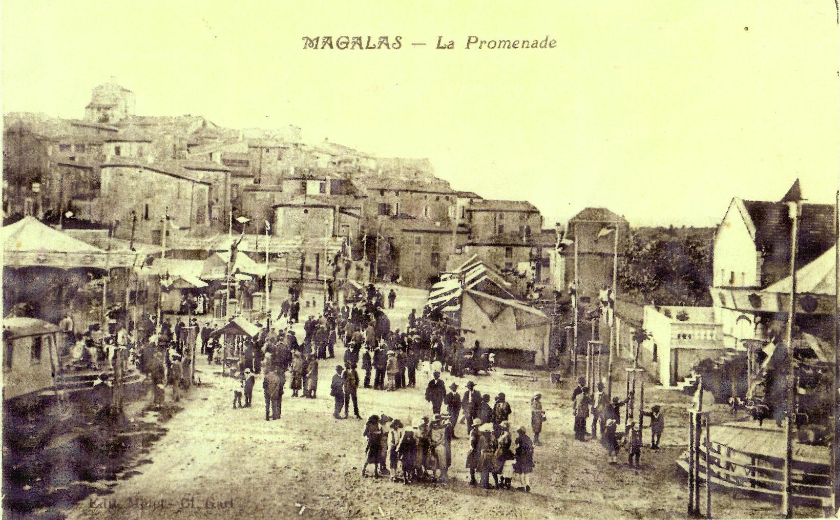 Ancienne vue de la promenade