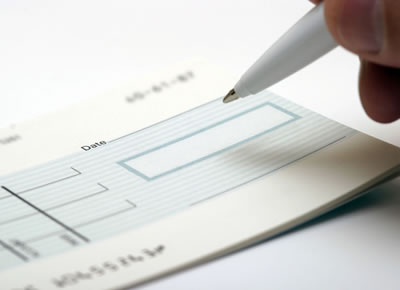 Le cheque de banque