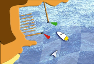 Entre de port vent sur babort 1