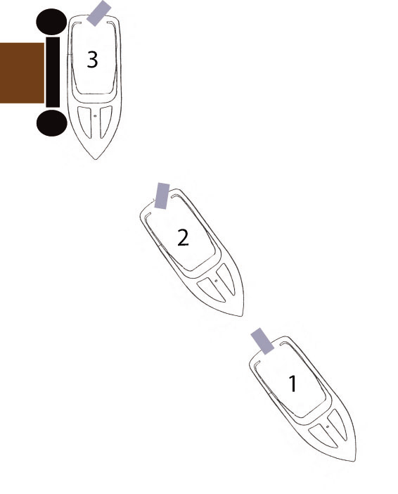 Appontage tribord arriere