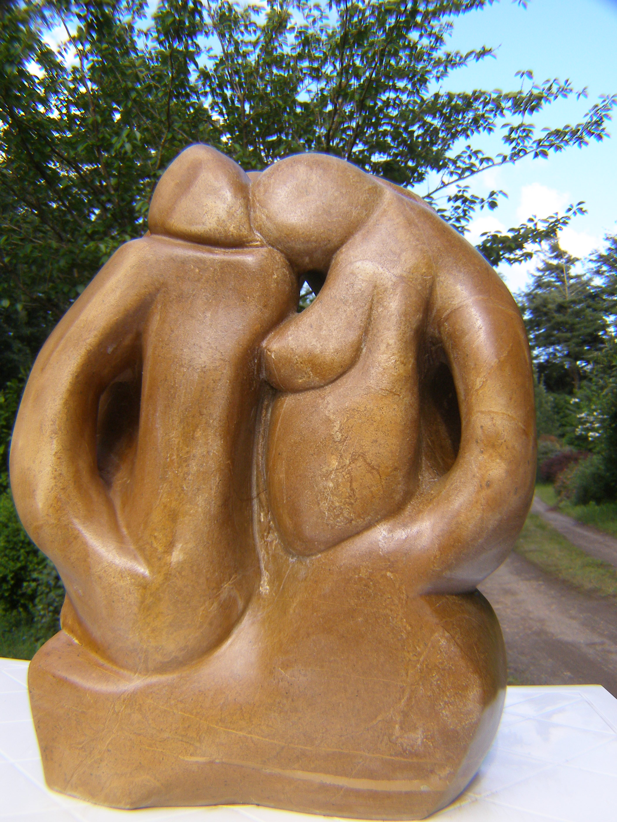 Couple du ciel, Couple de la Terre (stéatite terre)