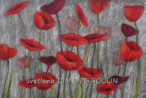  coquelicots 30 40 250 