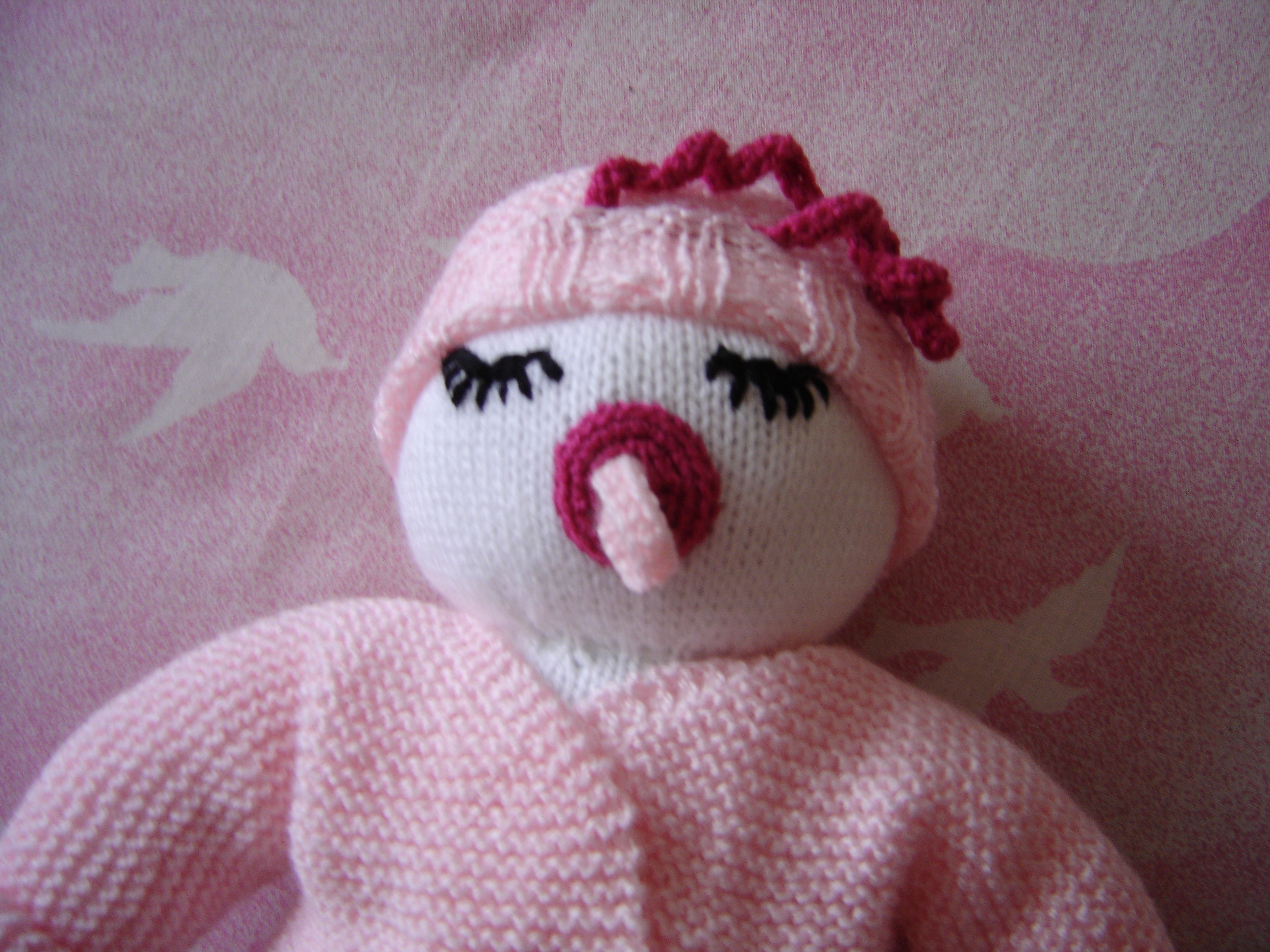 tête du bébé Jade