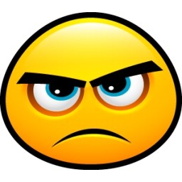 Smiley angry 100046
