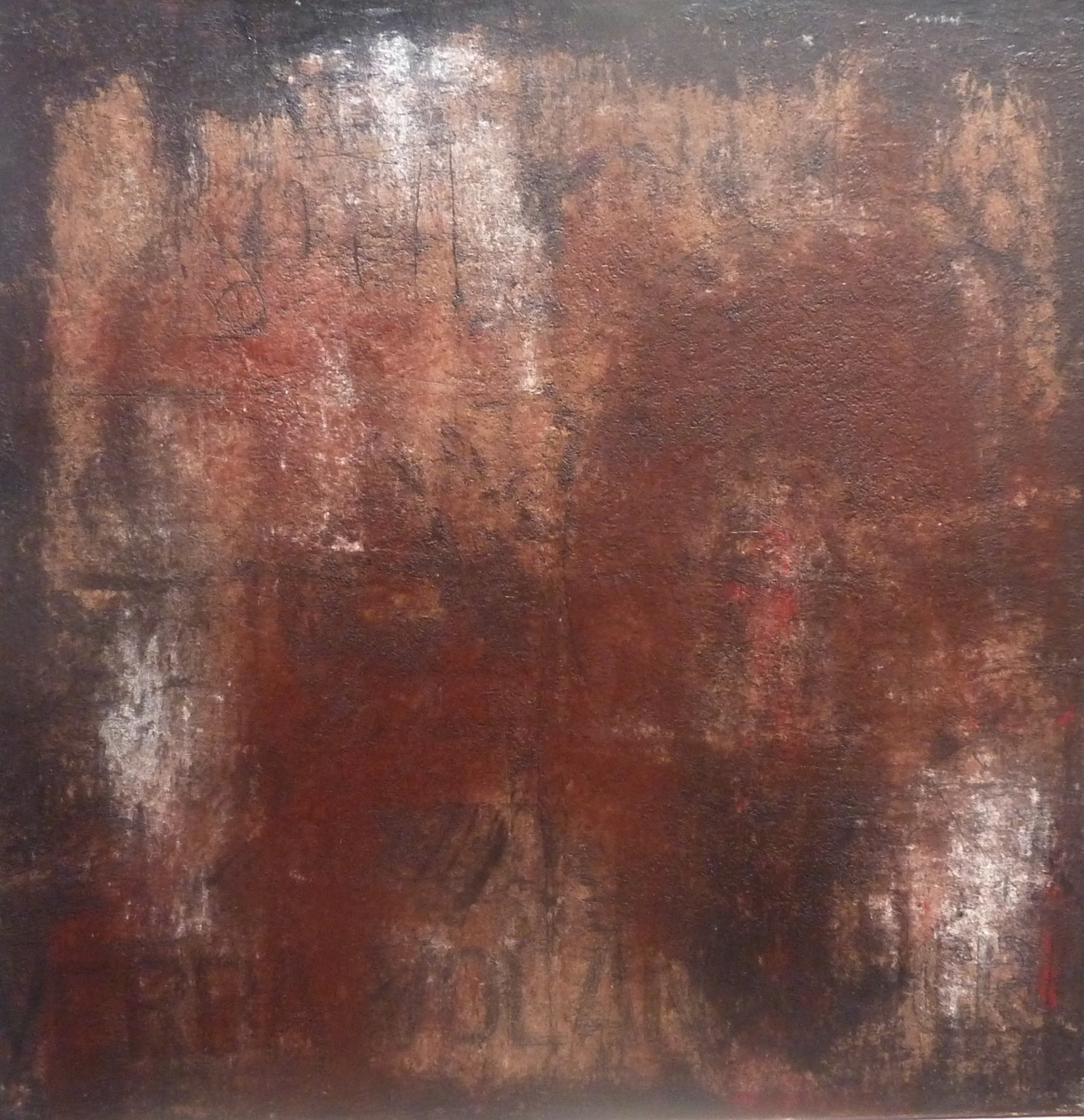 "Mémoire" - Toile 80 x 80 cm encadrée