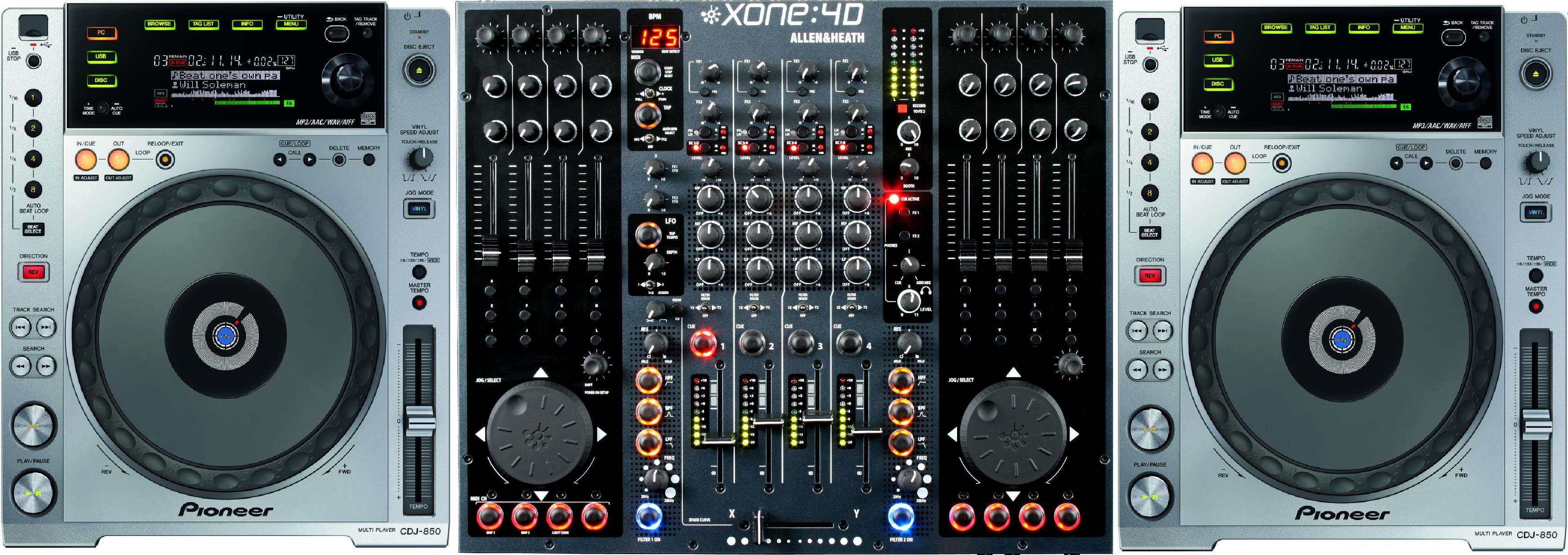 Xone4D cdj850
