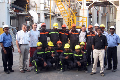 Pompiers lafarge