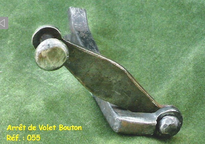 Arret de volet bouton ref 055