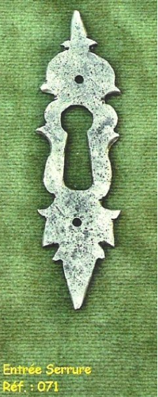 Entree serrure ref 071