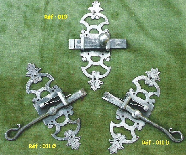 Loqueteaux et targette