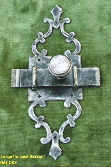 Targette sans ressort ref 022
