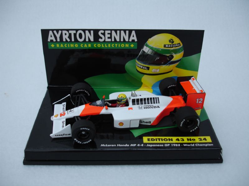 Minichamps mclaren honda mp4 4 ayrton senna japanese gp