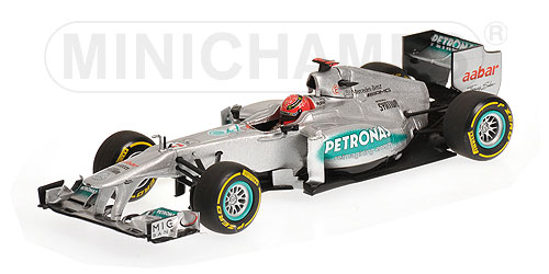 2012 Schumacher Mercedes GP W03 Echelle 1/43e Disponible en Stock