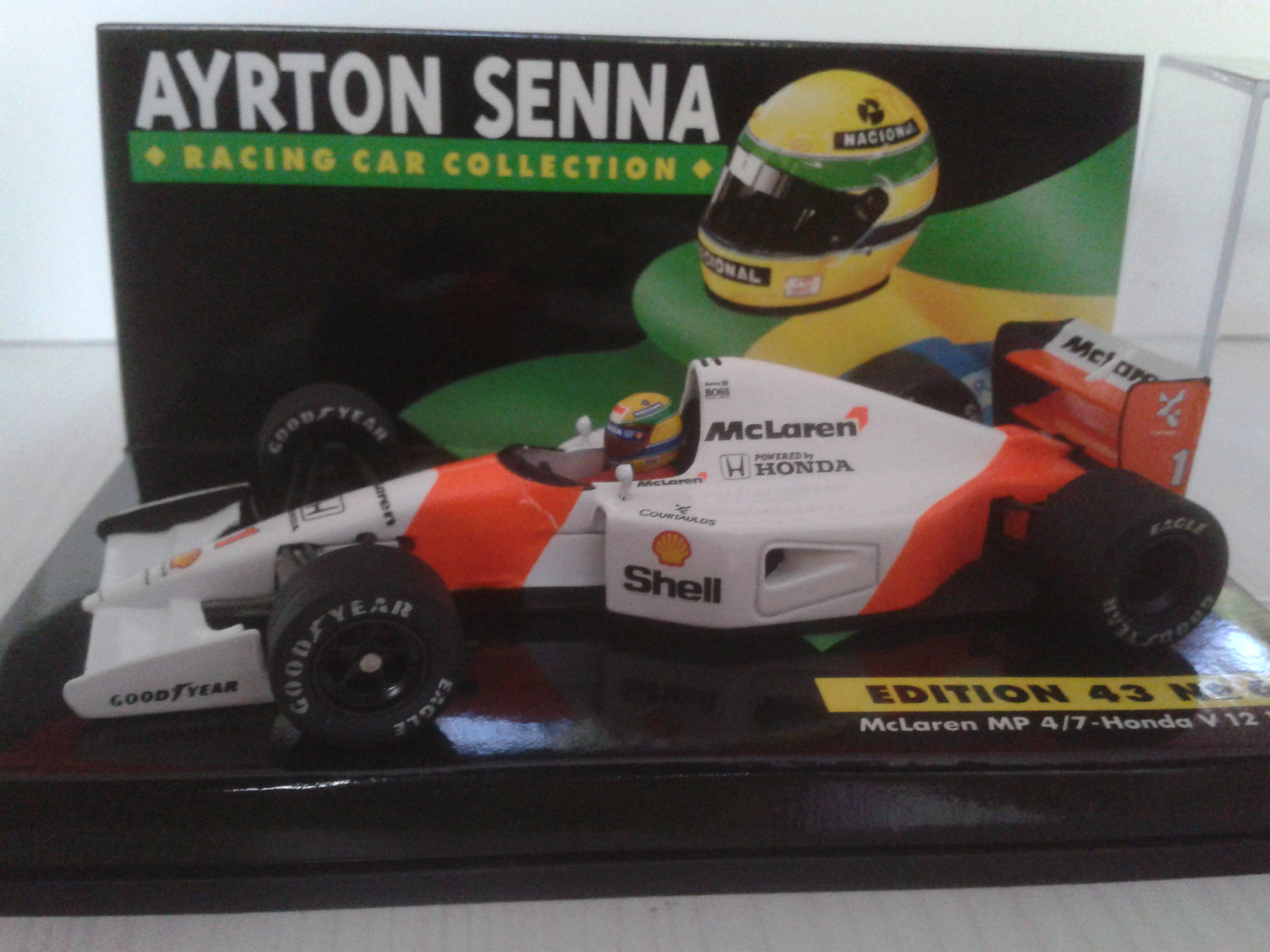 1991 Senna McLaren Honda MP4/7 Echelle 1/43e Produit d'occasion - Disponible en Stock