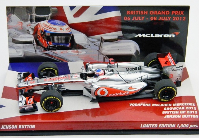 2012 Button British GP limited Minichamps