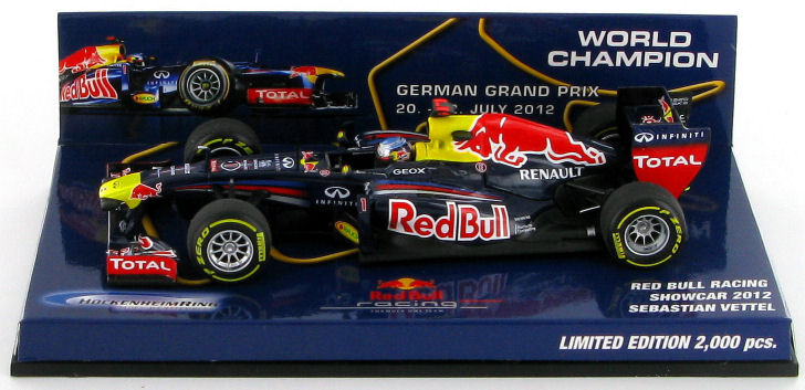 2012 Vettel Red Bull German Edition 2000 pieces Minichamps