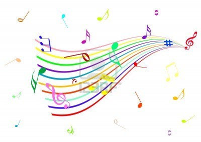 9137063 illustration abstraite une portee avec des notes de musique