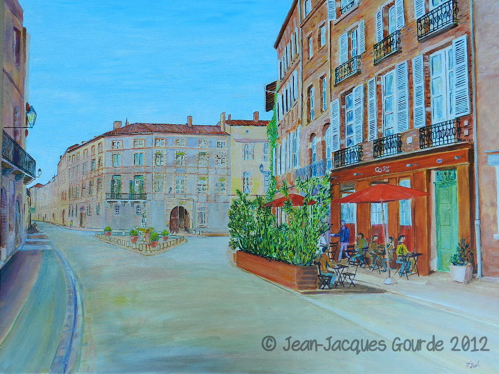 "Le Cosy" 90*70cm, huile sur toile