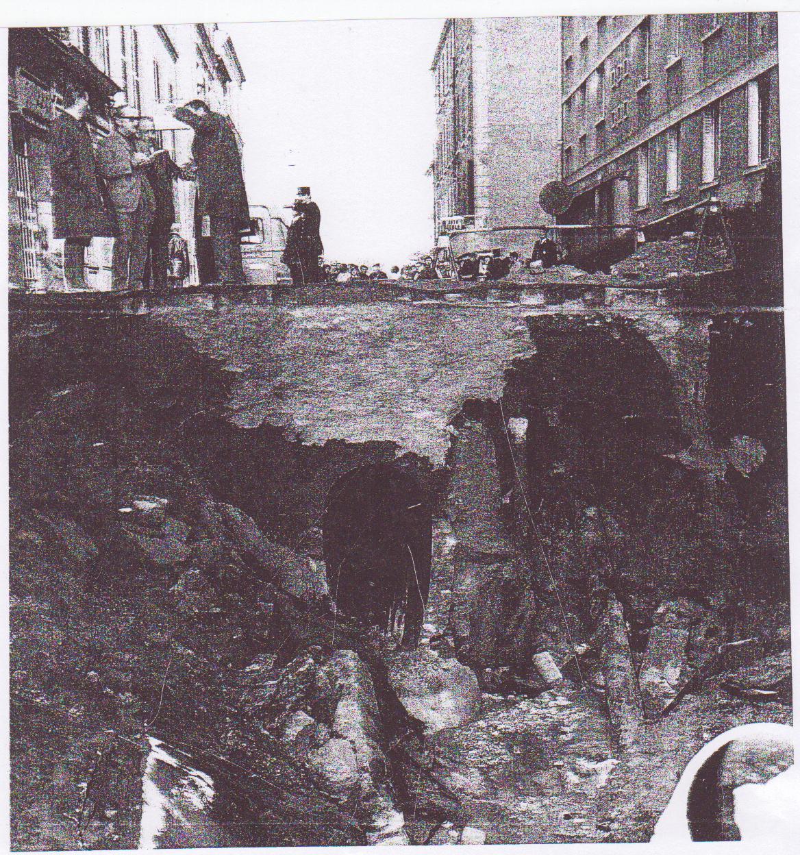 L aqueduc de la rue Boucicaut en 1972