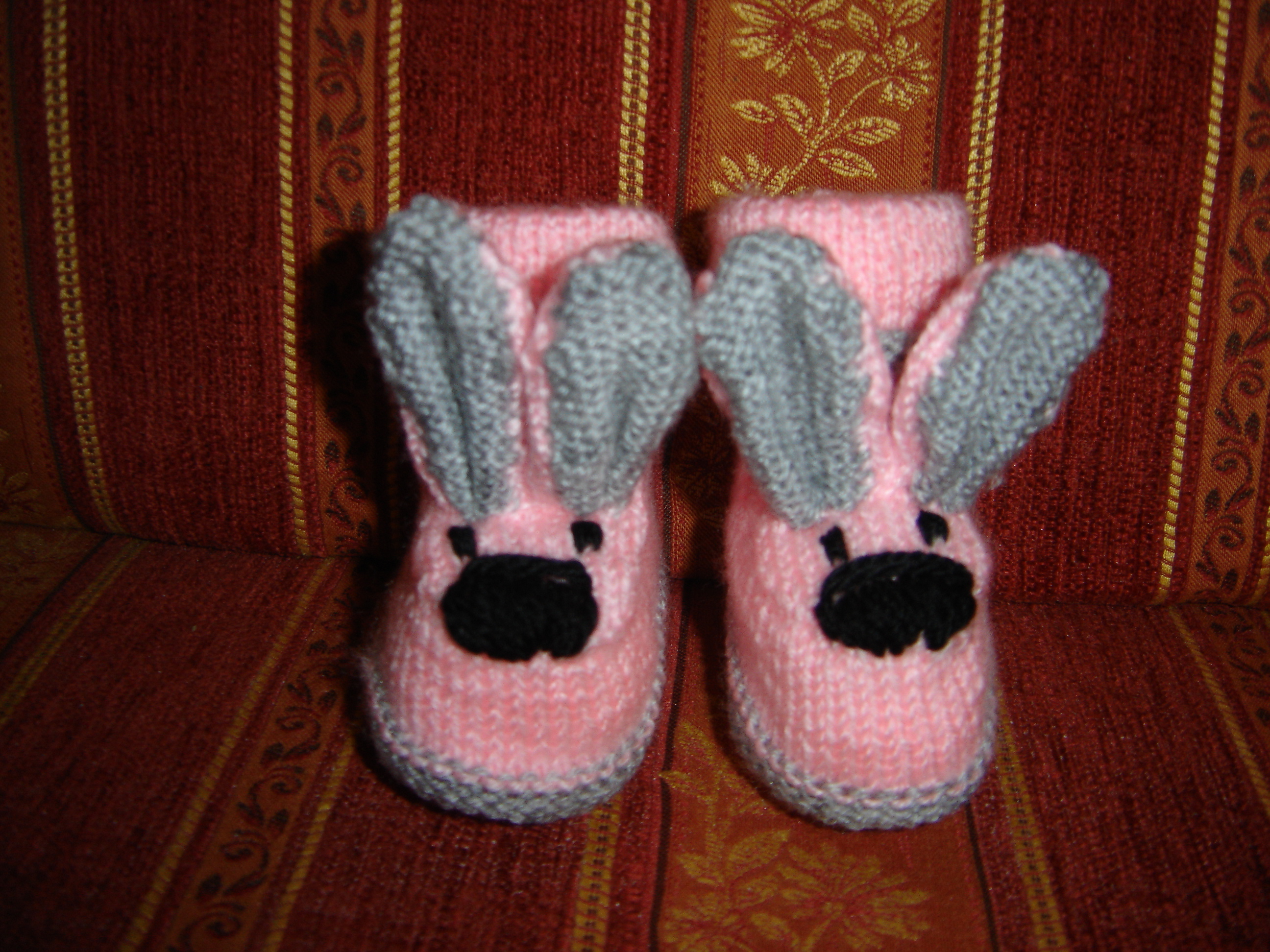 chaussons lapins 10 euros