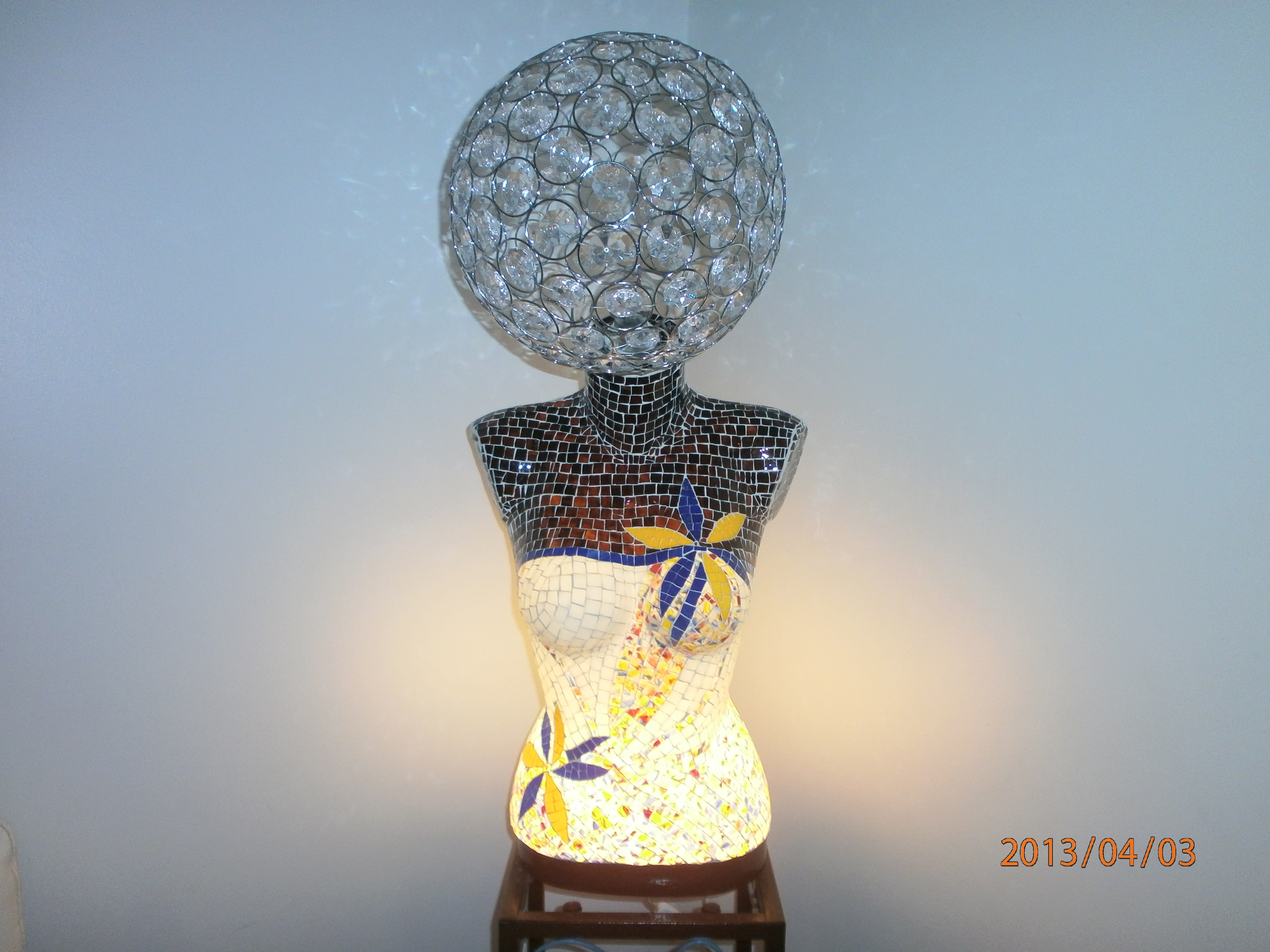 Mosaique pots 258