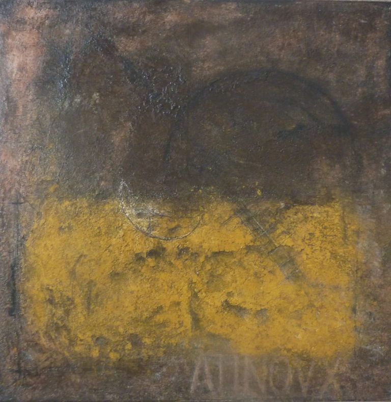 "ATINOVX" - Technique mixte sur toile (80 x 80 cm)