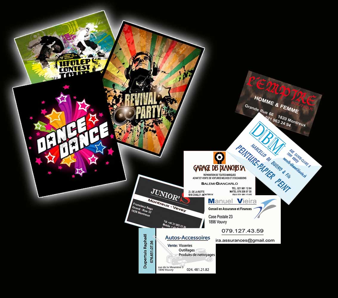 Flyer cartes de visite