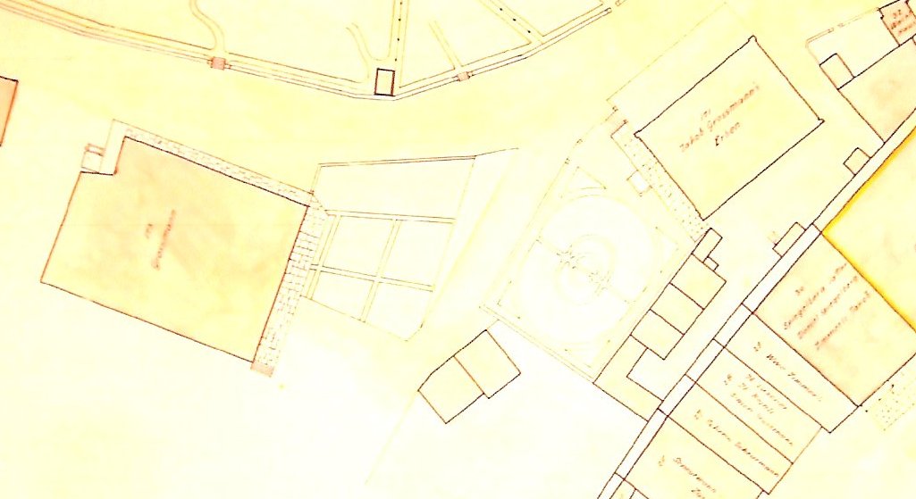 Aarburg Stadtplan um 1840 zoom